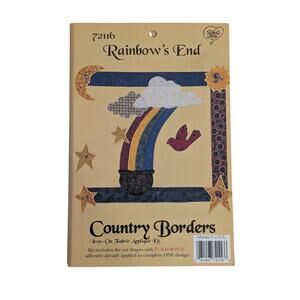 Rainbow's End Die Cut Applique Kit by Country Borders